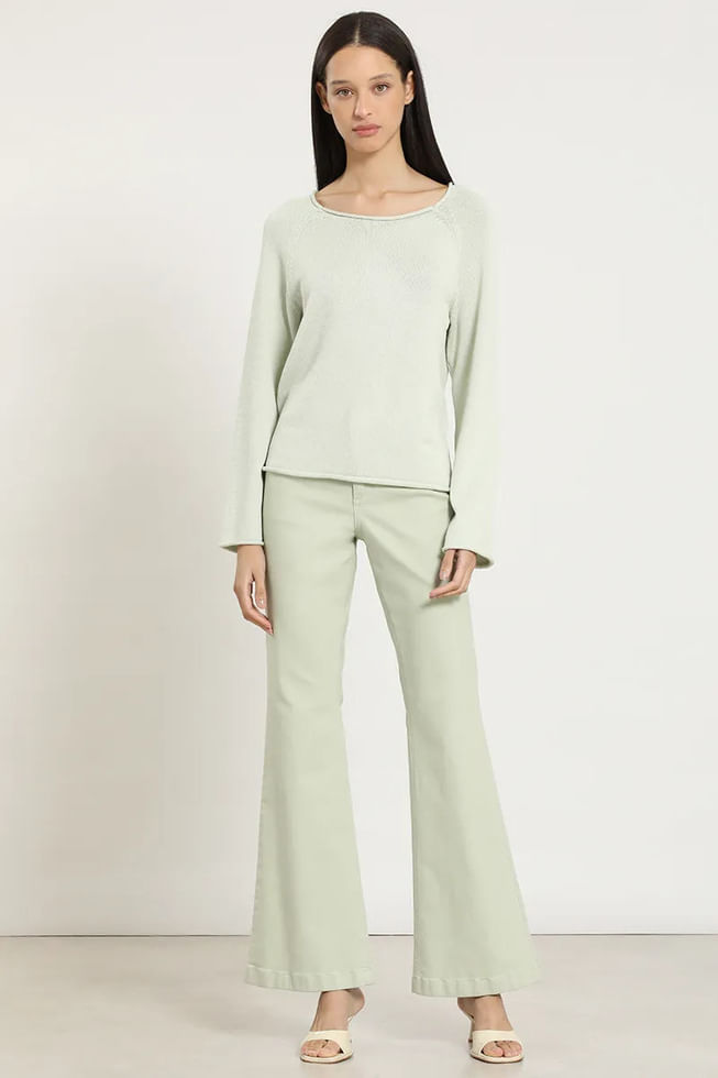 LIOLA Tejido sweater liviano cuello bote  liola