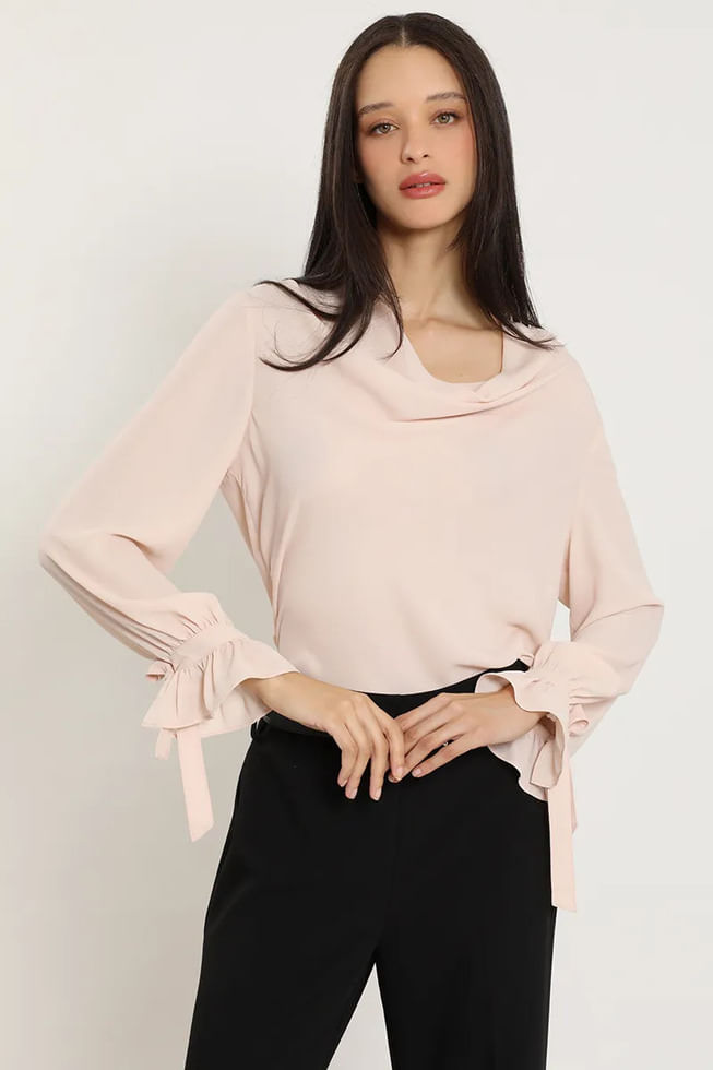 LIOLA Blusa m-l cuello tortuga liola